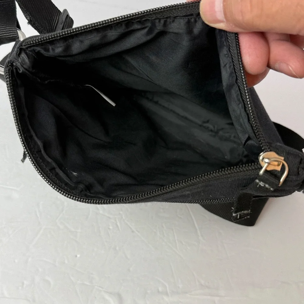 Harley-Davidson Willie G Skull Black Canvas Crossbody Bag Adjustable Strap